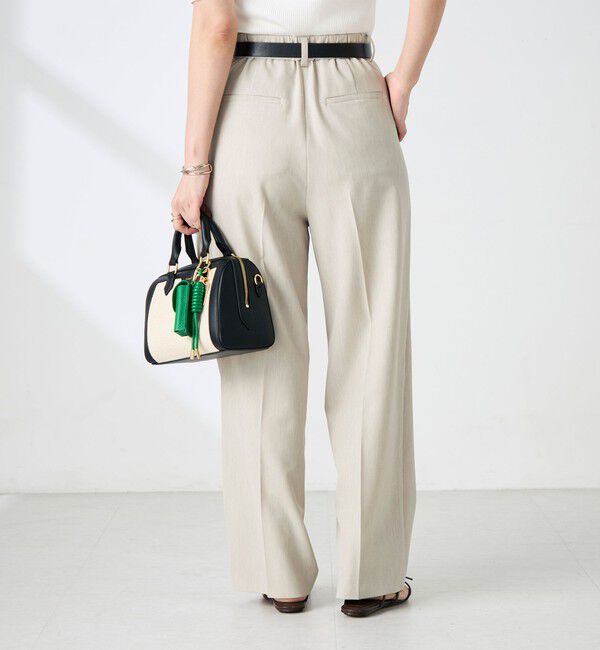 NOLLEY'S sophi「《セットアップ対応》ウォッシャブルドライツイルワイドパンツ」|その他|