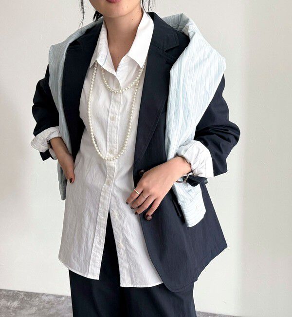 fredy emue「FR刺繍オックスコンパクトシャツ」|シャツ・ブラウス|