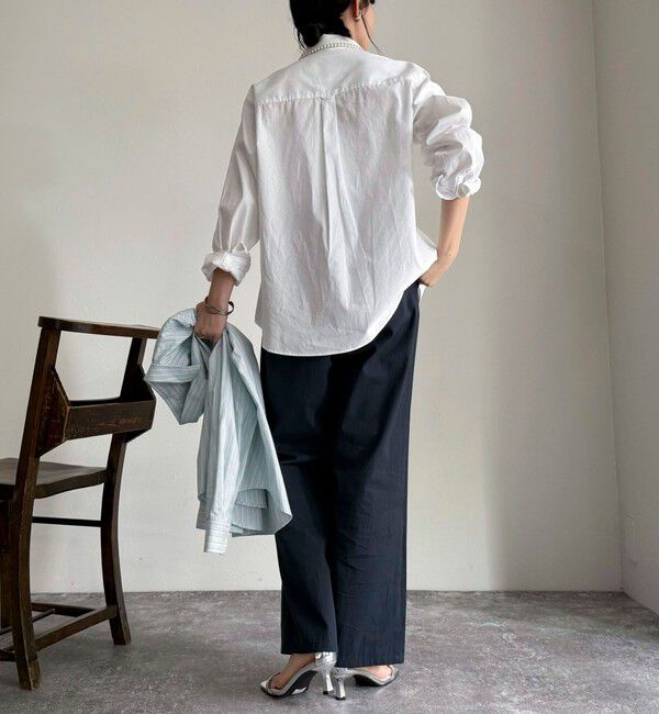 fredy emue「FR刺繍オックスコンパクトシャツ」|シャツ・ブラウス|