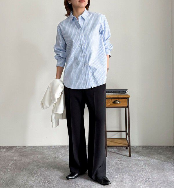 fredy emue「FR刺繍オックスコンパクトシャツ」|シャツ・ブラウス|