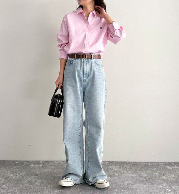 fredy emue「FR刺繍オックスコンパクトシャツ」|シャツ・ブラウス|