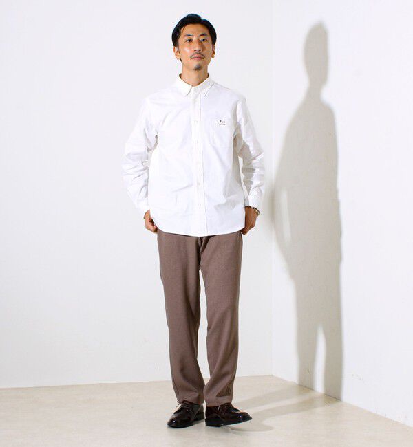 GLOSTER「【定番&times;遊び心】フレブル刺繍BDシャツ 無地/クレイジーパターン」|シャツ・ブラウス|