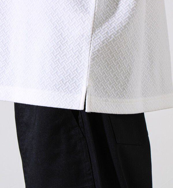 GLOSTER「【人気シリーズ第2弾】【新柄ジャガード登場】フクレクロスジャガードロンT」|Tシャツ・カットソー|