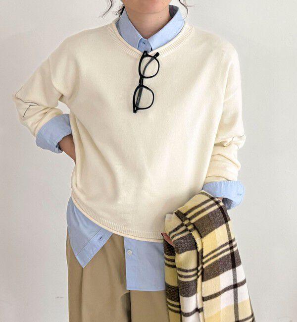 fredy emue「ハートステッチニットプルオーバー」|ニット・セーター|