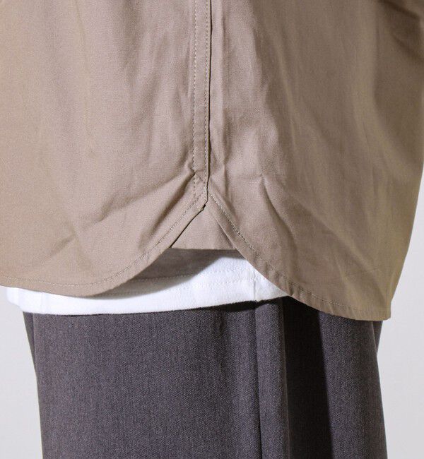 GLOSTER「【GEVACO/ゲバコ】起毛バンドカラーシャツ」|シャツ・ブラウス|