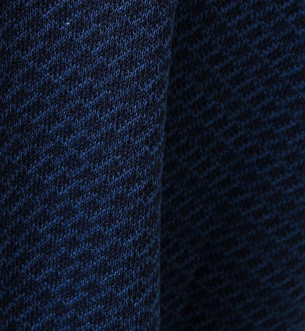 GLOSTER「【シャリ感で軽やか】バーズアイVネック crunchyカーデ」|カーディガン|