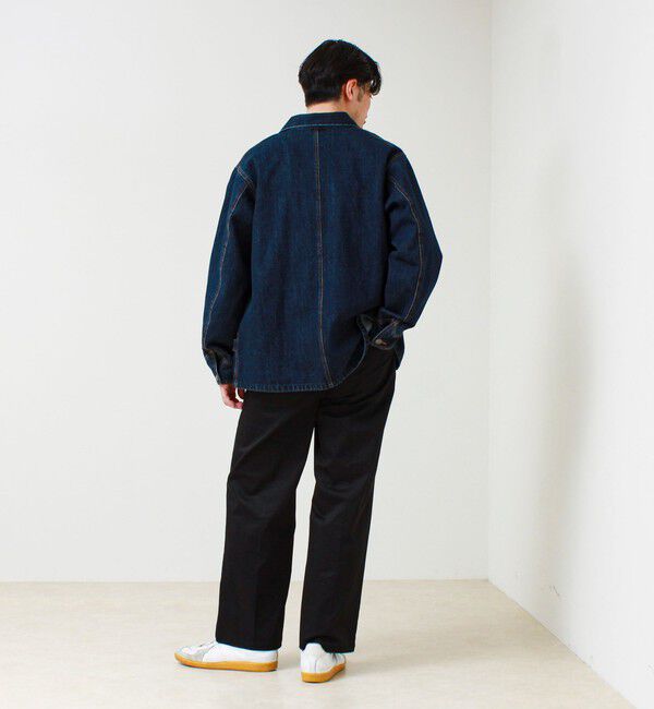 GLOSTER「【大人の万能パンツ】タックチノイージートラウザー」|チノ|