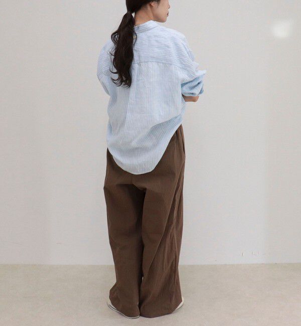 fredy emue「LINEN100 2WAYカシュクールシャツ」|シャツ・ブラウス|