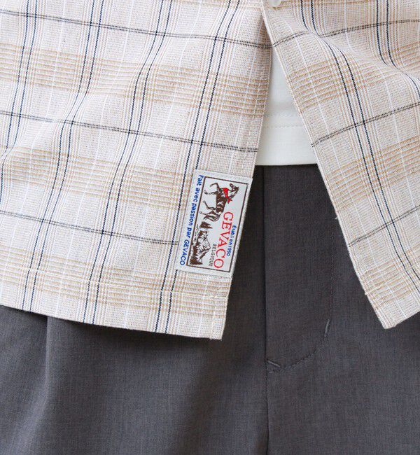 GLOSTER「【GEVACO/ゲバコ】イタリアンカラーシャツ」|シャツ・ブラウス|