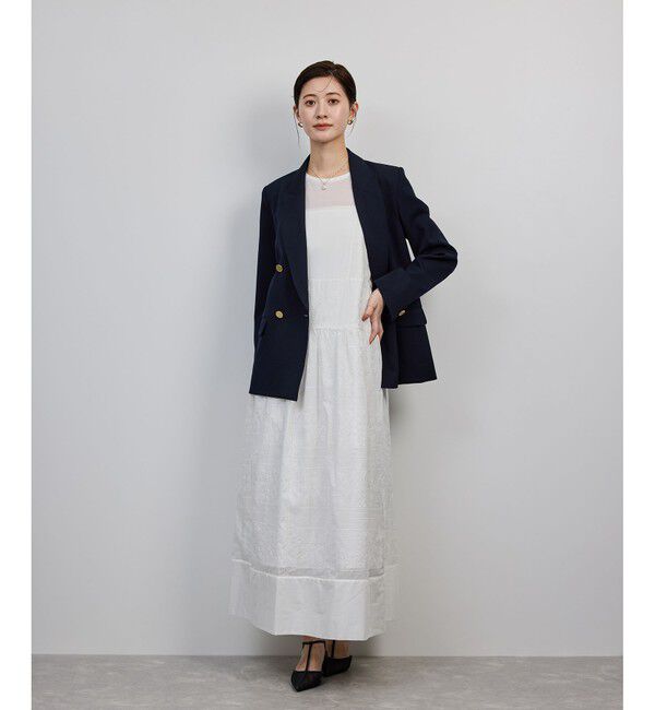 ROPE「コットンエンブロイダリーレースワンピース」|ワンピース|