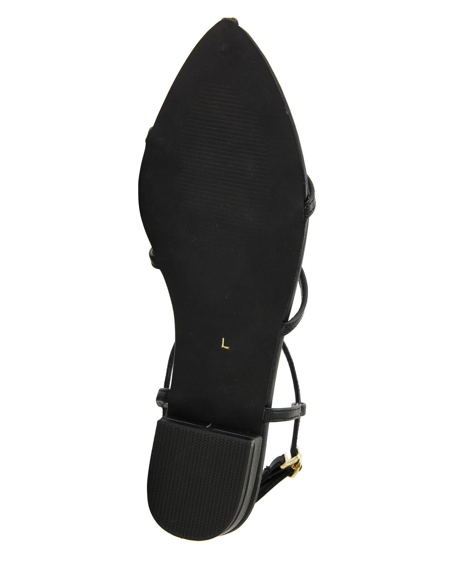 Juze「ボーンアンクルストラップフラットサンダル」|サンダル|