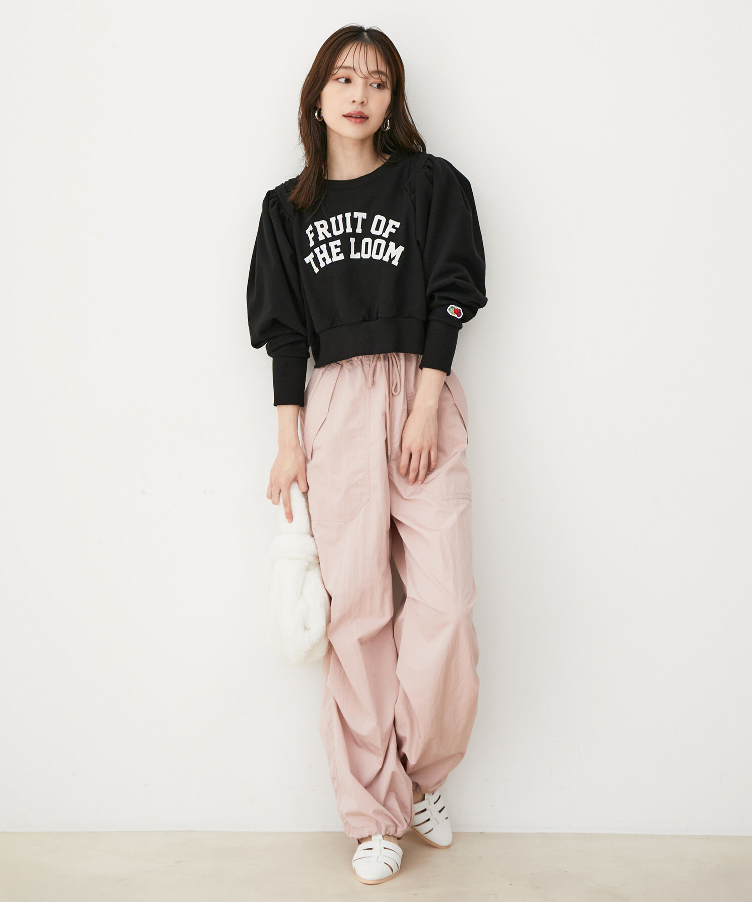 VIS「【FRUIT OF THE LOOM別注】オープンショルダースウェット」|スウェット・ジャージ|