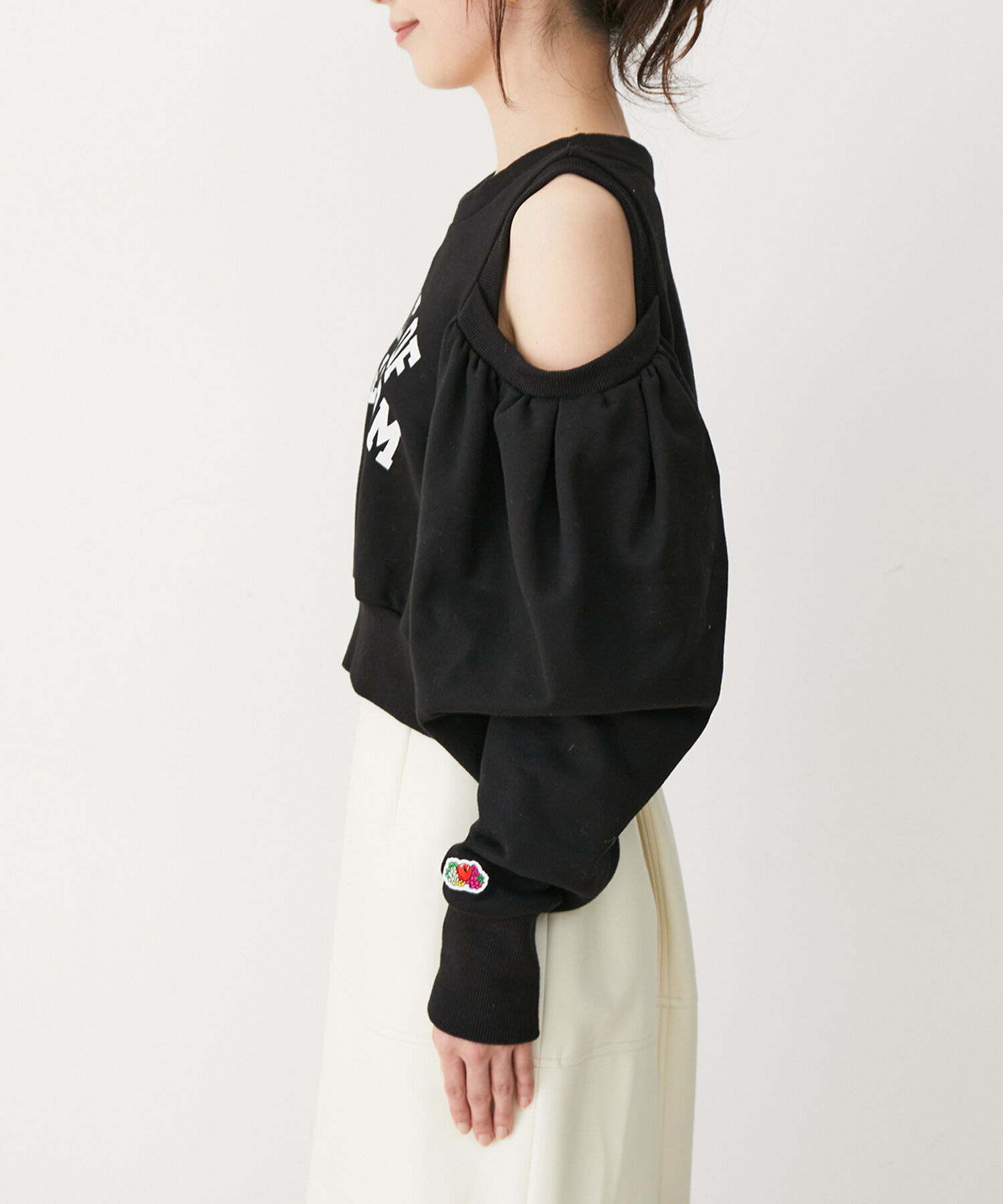 VIS「【FRUIT OF THE LOOM別注】オープンショルダースウェット」|スウェット・ジャージ|