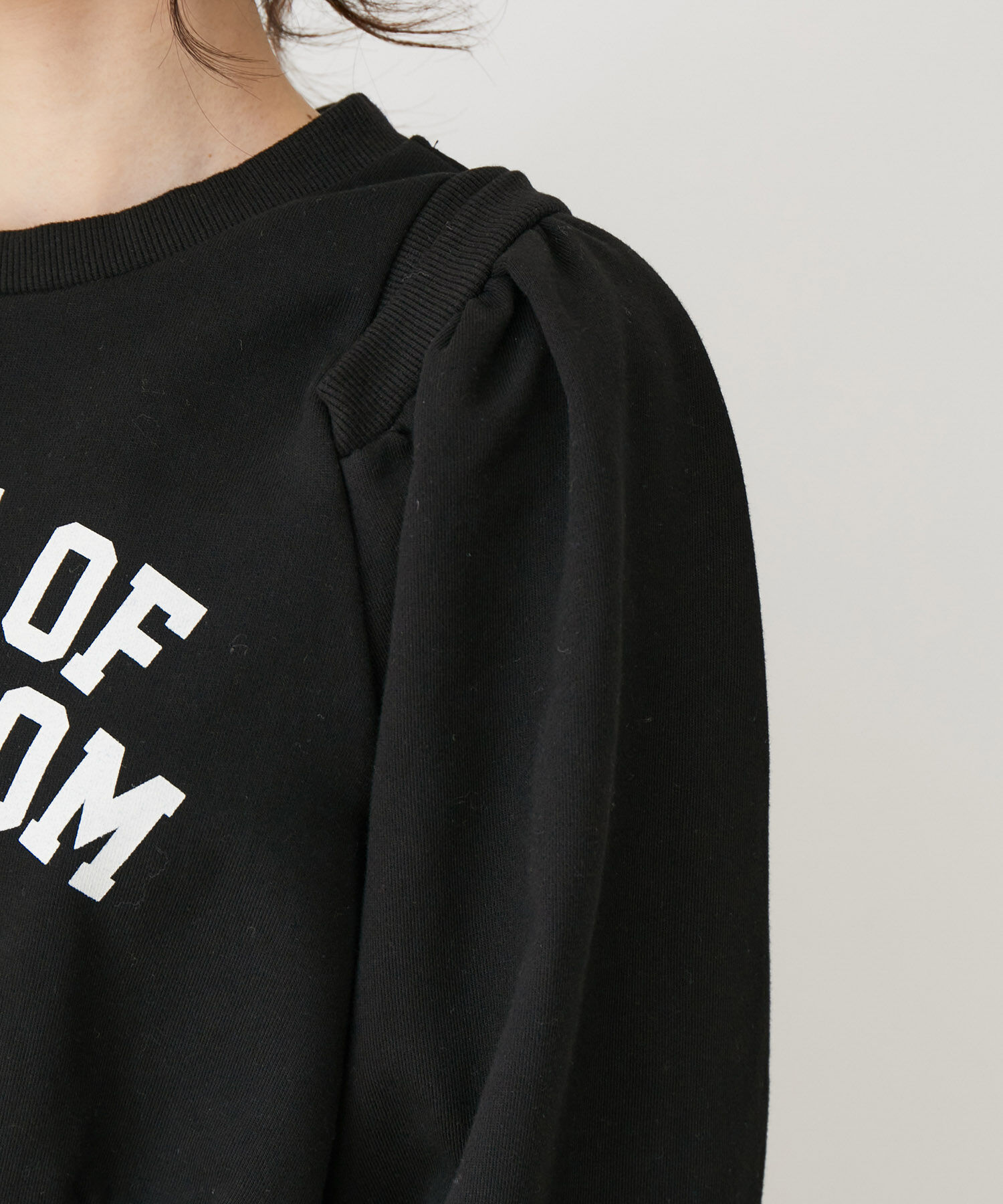 VIS「【FRUIT OF THE LOOM別注】オープンショルダースウェット」|スウェット・ジャージ|