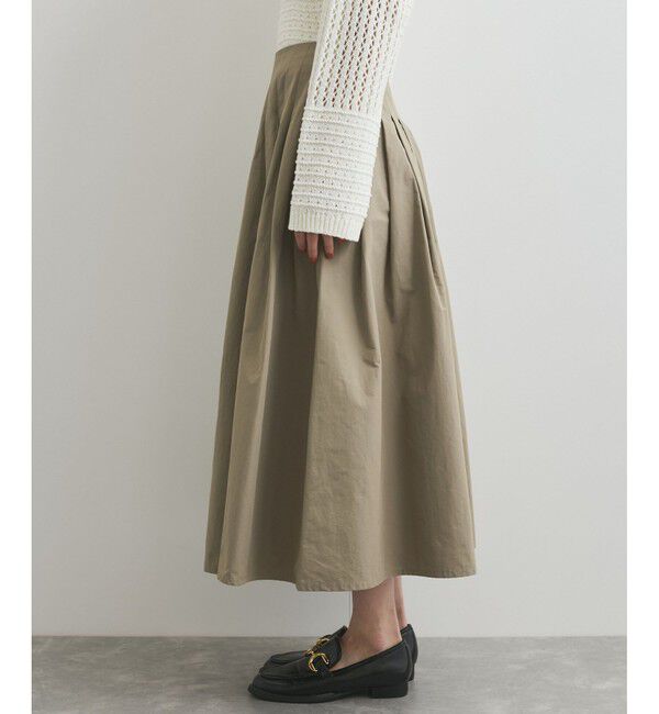 VIS「【洗える】タックプリーツフレアスカート」|スカート|