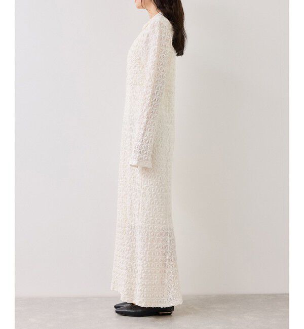 VIS「膨れジャガードカットソーワンピース」|ワンピース|