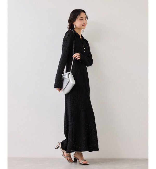 VIS「膨れジャガードカットソーワンピース」|ワンピース|