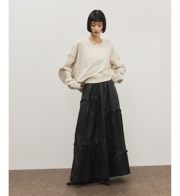 ADAM ET ROPE'「ミニフリルボリュームギャザースカート」|スカート|