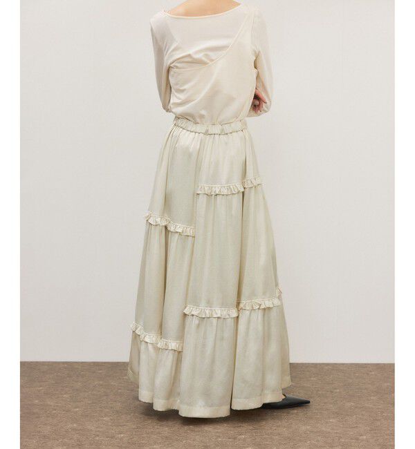 ADAM ET ROPE'「ミニフリルボリュームギャザースカート」|スカート|