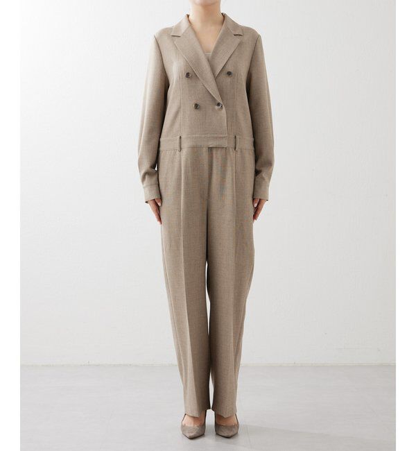 THE PAUSE「《コラボカラー》【THE PAUSE】テーラーカラージャンプスーツ」|ワンピース|