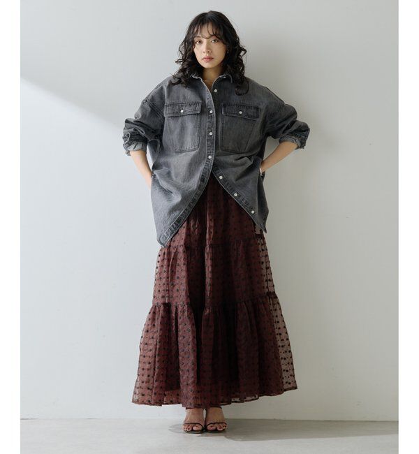  「コットンヘンプデニムオーバーシャツ」|シャツ・ブラウス|