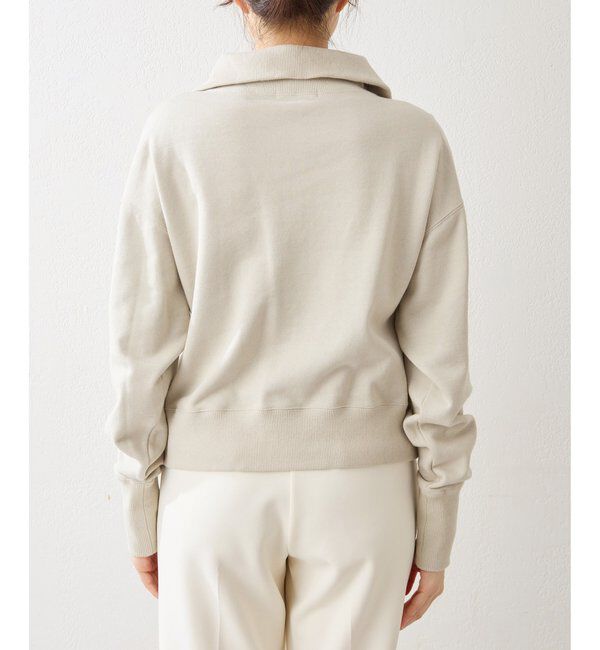  「ハーフジップロゴ裏毛プルオーバー」|Tシャツ・カットソー|