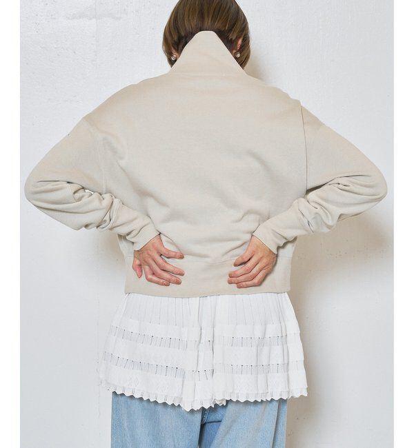  「ハーフジップロゴ裏毛プルオーバー」|Tシャツ・カットソー|