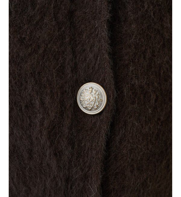  「ファーボタンジャケット」|ニット・セーター|