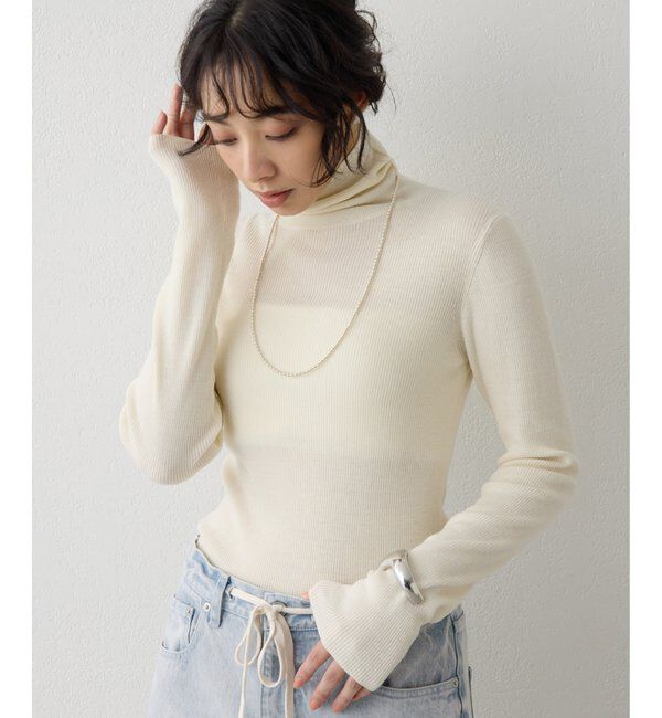  「ソフトRIBタートル」|ニット・セーター|