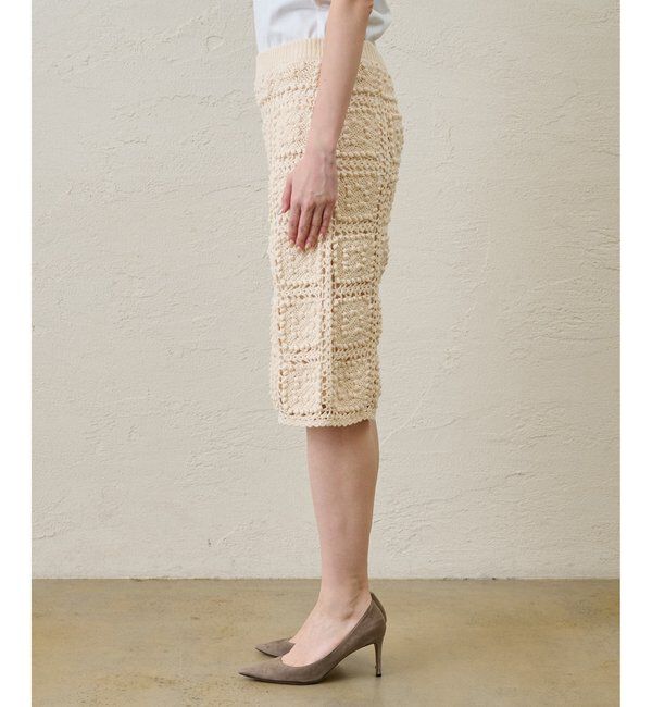  「ハンドクロシェハーフパンツ」|チノ|