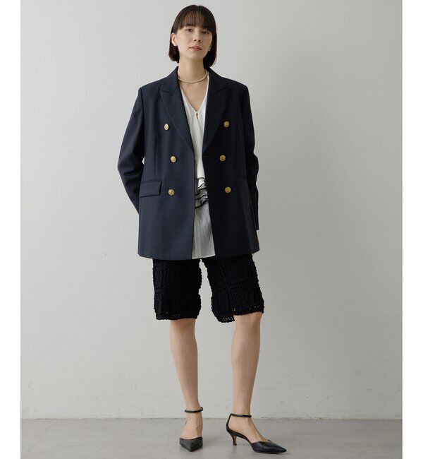  「ハンドクロシェハーフパンツ」|チノ|