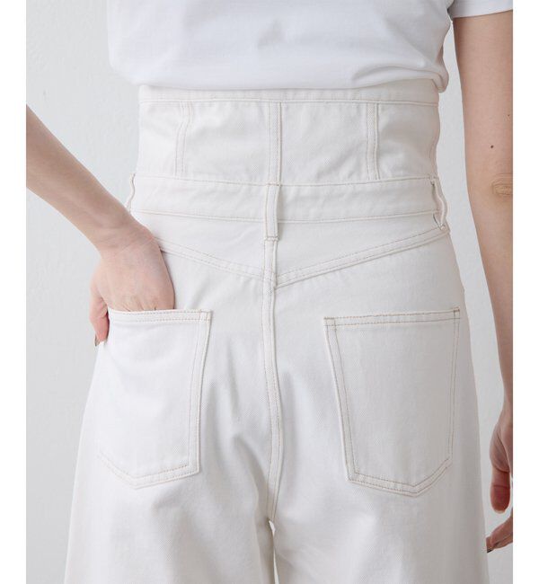  「ハイウエストデニムパンツ」|デニム|