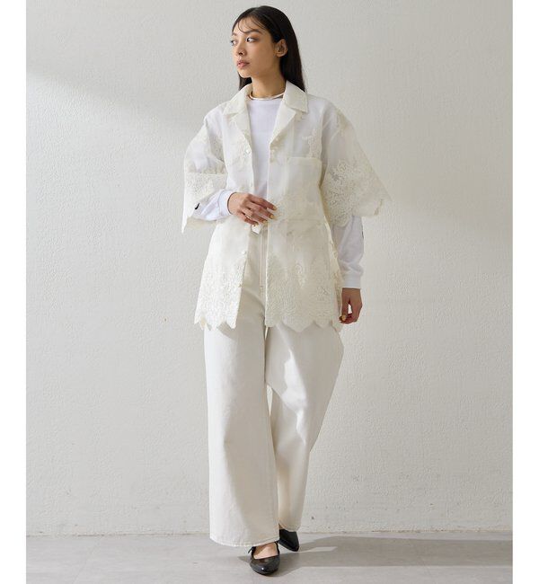  「ハイウエストデニムパンツ」|デニム|