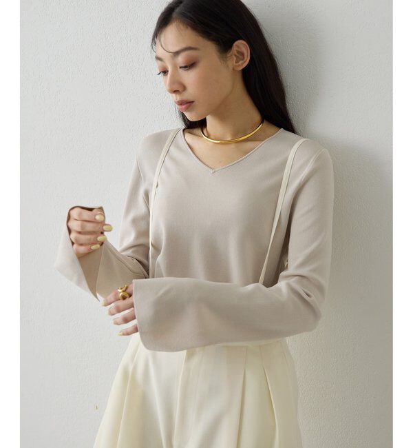  「2wayスムースプルオーバー」|ニット・セーター|