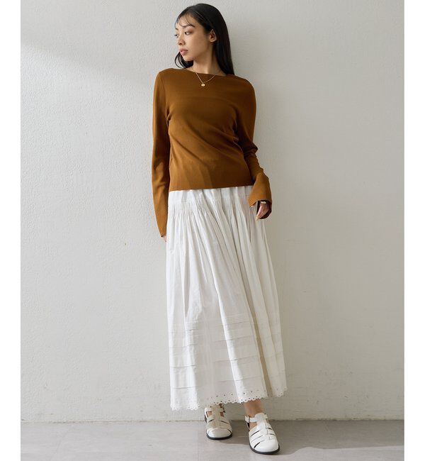  「2wayスムースプルオーバー」|ニット・セーター|