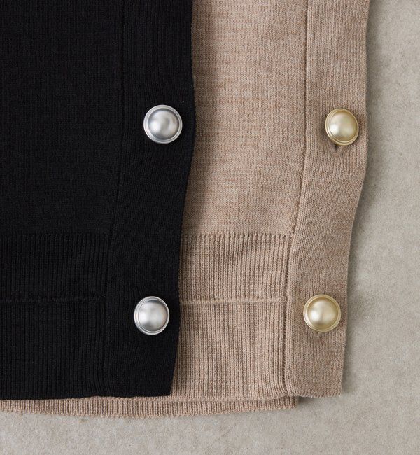  「スキッパースウェットライクカーディガン」|ニット・セーター|