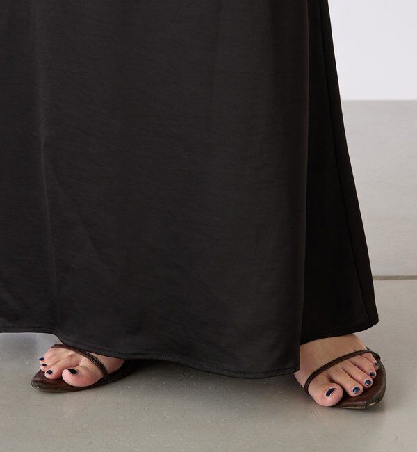  「【COLLAGE&times;gemeil　コラボアイテム】レイヤードサテンスカート」|スカート|