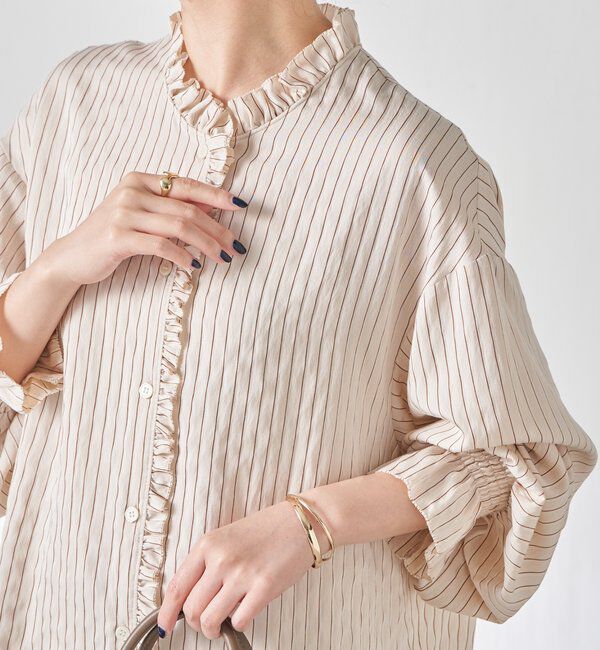  「フリルカラーシャツ」|シャツ・ブラウス|