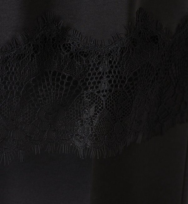  「【セットアイテム】サテンレースレイヤードパンツ/レイヤード」|チノ|