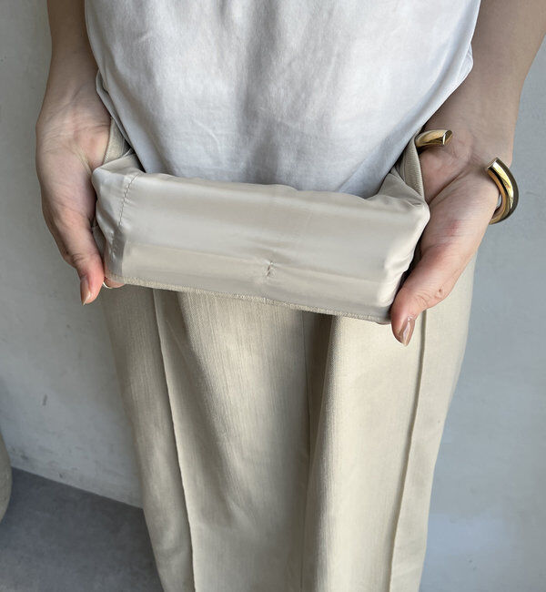  「【一部WEB限定カラー】リヨセルデニムボックスピンタックスカート」|スカート|