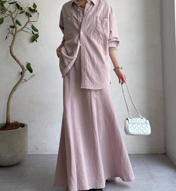  「【セットアップ対応】ピグメントライクフレアスカート」|スカート|