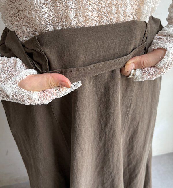  「【セットアップ対応】ピグメントライクフレアスカート」|スカート|