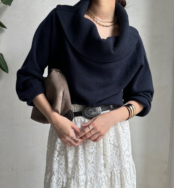  「オフタートルプルオーバー」|ニット・セーター|