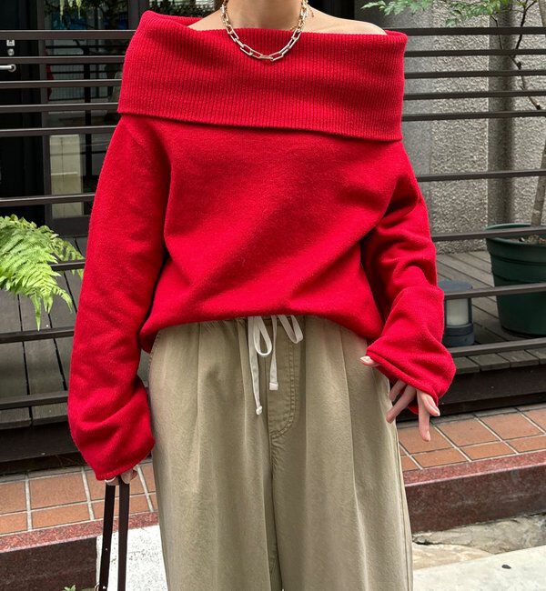  「オフタートルプルオーバー」|ニット・セーター|