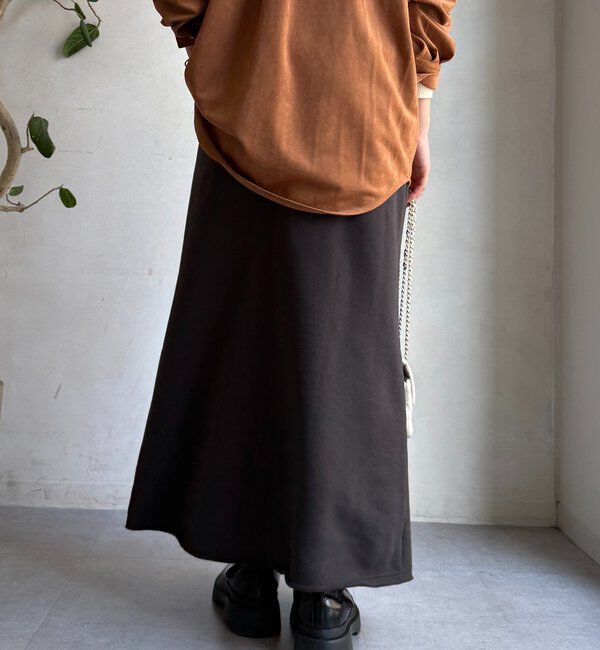  「裏起毛DD刺繍スカート」|スカート|