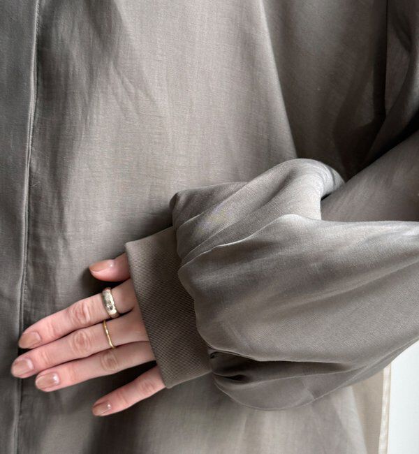  「【WEB限定】バックチュールブラウス」|シャツ・ブラウス|