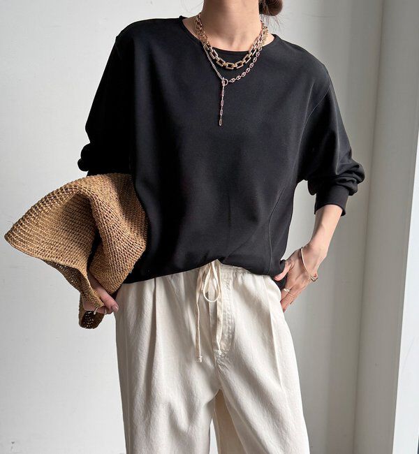  「【WEB限定】カットジョーゼットオーガンジー切替ブラウス」|シャツ・ブラウス|