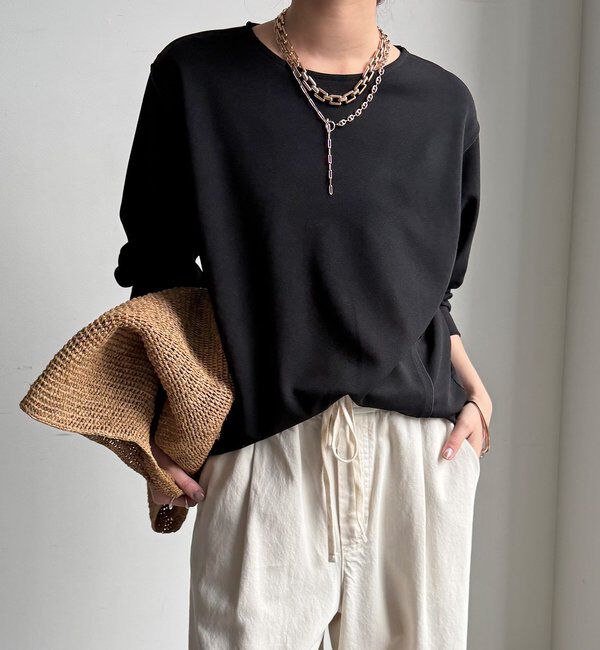  「【WEB限定】カットジョーゼットオーガンジー切替ブラウス」|シャツ・ブラウス|