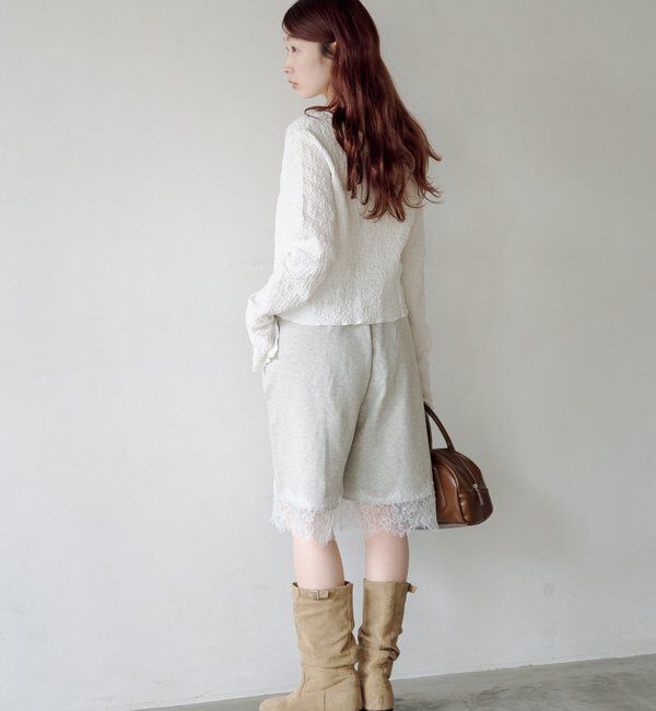  「【レザー&スエード/インソール】ルーズエンジニアブーツ」|ロングブーツ|