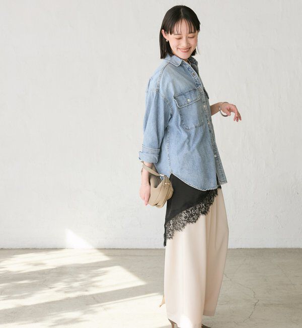  「【ベストセラー】【MONN.:.(モン)】ビッグデニムシャツ」|シャツ・ブラウス|